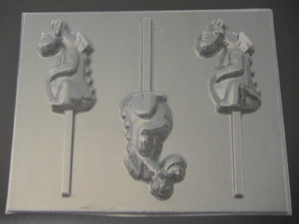 537sp Petey Dragon Chocolate or Hard Candy Lollipop Mold